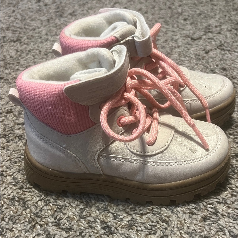 Carter's Pink and Cream Kids Boots